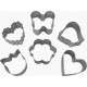 Bento Decoration Accessories Vegetable Cookie Cutter Love 6 pcs