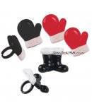 Food Decorating Ring Mitten and Boot Rings
