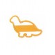 Bento Accessories Cookie Ham Cheese Cutter - Dinosaur﻿ 