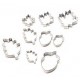 Bento Decoration Accessories Cookie Cutter Leaf Cute 9 pcs