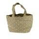Soft Cloth Drawstring Bento Lunch Bag Pouch Polkadots