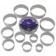 Bento Ham Cheese Cookie Round Pastry Cutter and Case
