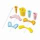 Japanese Bento Deco Animal Face Cutter and Ears Food Pick Set