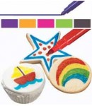 Bento Creation Edible Neon Color Markers 5 Colors -  Fine Tip 