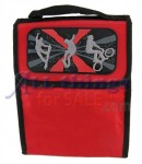 Insulated Bento Lunch Bag with 3D design Red