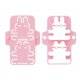 Japanese Bento Decoration Ham Cheese Cutter Rabbit and Squirrel 