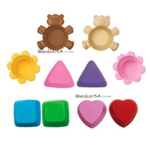 Bento Silicone Baking Food Cup - 10 Assorted