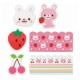 Rabbit Microwavable Bento Baran Food Partition Sheet Set 18pcs