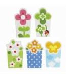 Microwavable Bento Baran Food Divider Sheet Set Flower