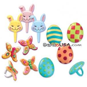 Food Decorating Pick Puffy Ring Bunny Egg Food Decorating Pick Puffy Ring Bunny Egg