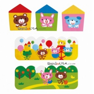 Microwavable Bento Baran Food Partition Sheet Set Animal 32pcs