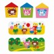 Microwavable Bento Baran Food Partition Sheet Set Animal 32pcs