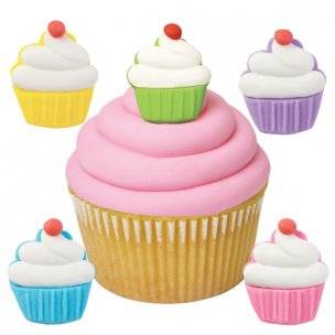 Edible Bento Decoration Make Cute Royal Icing Cupcake 12 pcs