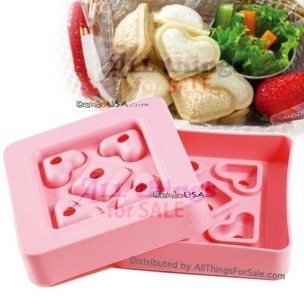 Japanese Bento Lunch Sandwich Cutter Bite Size Heart