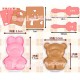 Decorative Bento Rice Mold set with Plate Cutter - Dolls