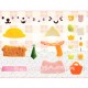 Decorative Bento Rice Mold set with Plate Cutter - Dolls