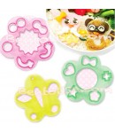 Decorative Bento Cutter Ham Cheese Cutter Set 18 Shapes