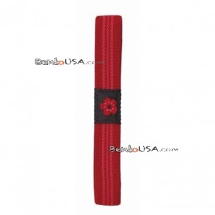 Japanese Bento Box Elastic Belt Lunch Box Bento Strap Red Flower