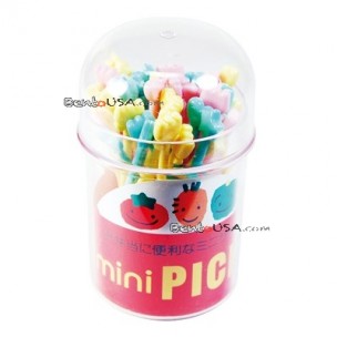Japanese Bento Pick Cute Food Pick 40 pcs with Case