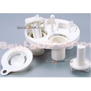 DECORATIVE HARD BOILED EGG mould YOLK egg MOLD 4 SHAPES  