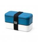 Mon bento Lunch box Blue and White