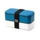 Mon bento Lunch box Blue and White