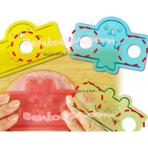Decorative Bento Plate Cutters 4 Animal and Rice Mold