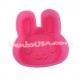 Microwavable Bento Silicone Food Cup Baking Pink Rabbit