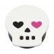 Japanese Small Bento Box Snack Love Skull 190 ml