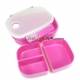 3 Sections Vacuum Bento Lunch Box 800ml Pink