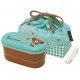 Japanese Bento Lunch Box Set Blue Bear