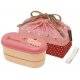 Japanese Bento Lunch Box Set Pink Pig