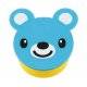 Japanese Small Bento Box Snack Blue Bear 190 ml
