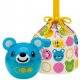 Japanese 2 Tier Bento Food Container Ball Blue Bear set
