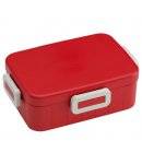 4 Lock 650ml Bento Box Simple Red