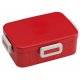 4 Lock 650ml Bento Box Easy to Open Simple Red