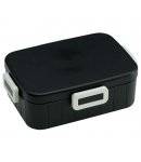 4 Lock 650ml Bento Box Simple Black