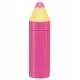 Stainless Steel Water Bottle 220ml Pink Color Pencil