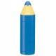 Stainless Steel Water Bottle 220ml Blue Color Pencil