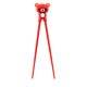 Japanese Assisted Chopsticks Silicone Red Bear