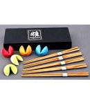 Family 5 piece Fortune Cookie Chopstick Set