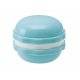 Macaroon Bento Snack Box Blue 180 ml