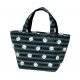 Insulated Bento Lunch Bag Panda Black