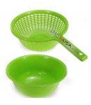 Kitchen Vegetable Washing Bowl and Strainer