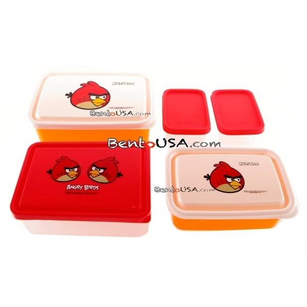 Bento Lunch Box Angry Birds 5 containers set All Things For Sale