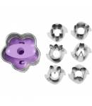 Bento Decoration 7 Pc Linzer Cut Outs Cookie Cutter Set Spring