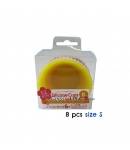 Japanese Bento Silicone Food Cup 8P Round Small