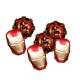 Food Decorating Party Ring Iron Man 8 pieces