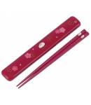 Japanese Lacquered Chopsticks Flower and Bunny