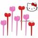 Bento Box Accessory Food Pick Hello Kitty 10 pcs